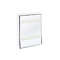 Azar Displays Acrylic Sign Holders With Adhesive Tape, 11" x 8 1/2", Clear, Pack Of 10