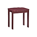 Linon Home Decor Products Troy Indoor/Outdoor Adirondack End Table, 18-1/8"H x 18-1/8"W x 18-1/2"D, Red 1 thumbnail image