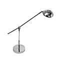 Simple Designs 3W Balance Arm LED Desk Lamp with Swivel Head, 21"H, Chrome