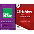 H&R Block 2020 Deluxe plus McAfee Total Protection (Mac) 1 thumbnail image