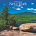 2025 BrownTrout New York Wild & Scenic Monthly Plastic-Free Square Wall Calendar, 12" x 12", American States, January to December 2025, 9781975475437 1 thumbnail image