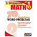 Carson-Dellosa Singapore Math 70 Must-Know Word Problems, Level 2, Grade 3 1 thumbnail image