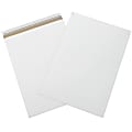 Office Depot® Brand Self-Seal Stayflats® Plus Mailers, 18" x 24", White, Pack of 50 