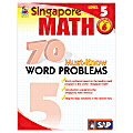 Carson-Dellosa Singapore Math 70 Must-Know Word Problems, Level 5, Grade 6 1 thumbnail image