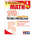 Carson-Dellosa Singapore Math 70 Must-Know Word Problems, Level 5, Grade 6