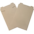 Partners Brand Kraft Stayflats® Flat Mailers, 13" x 18", Kraft Brown, Pack of 100 1 thumbnail image