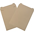 Partners  Brand Kraft Flat Mailers, 18" x 24",Kraft Brown, Box Of 50