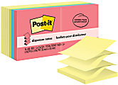 Post-it Pop Up Notes, 3 in x 3 in, 14 Pads, 100 Sheets/Pad, Clean Removal, Cape Town Collection