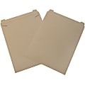 Office Depot® Brand Kraft Stayflats® Mailers, 22" x 27", Brown, Pack of 50  