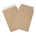 Partners Brand Self-Seal Stayflats® Plus Flat Mailers, 6" x 8", Kraft Brown, Pack of 100