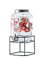 Glass Tabletop Beverage Dispenser, 2 Gallons, Clear