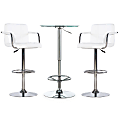 Powell Quaid 3-Piece Pub Table Set, White 1 thumbnail image