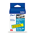 Brother P-touch TZeFX651, Flexible ID Laminated, 1" x 26.2 ft (24mm x 8m), Black on Yellow Label Tape 1 thumbnail image