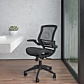 Flash Furniture Mesh Mid-Back Executive Office Chair, Black 1 thumbnail image