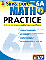 Common Core Math Practice Workbook, Math Level 6A, Grade 7