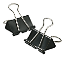 Office Depot® Brand Binder Clips, Small, 3/4" Wide, 3/8" Capacity, Black, Pack Of 36 1 thumbnail image