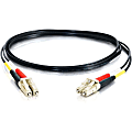 C2G-5m LC-LC 62.5/125 OM1 Duplex Multimode PVC Fiber Optic Cable - Black - Fiber Optic for Network Device - LC Male - LC Male - 62.5/125 - Duplex Multimode - OM1 - 5m - Black