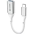 Alogic Super Ultra USB 3.1 USB-C to USB-A Adapter - 15cm - Silver - 5.91" USB/USB-C Data Transfer Cable for Phone, Tablet, Notebook 1 thumbnail image
