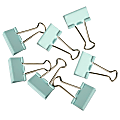 Fashion Binder Clips, 1 1/4", Light Blue, Pack Of 12 1 thumbnail image
