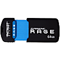 Patriot Memory 64GB Supersonic Rage XT USB 3.0 Flash Drive - 64 GB - USB 3.0 - 180 MB/s Read Speed - 50 MB/s Write Speed - 5 Year Warranty 1 thumbnail image