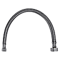 Certified Appliance Accessories® 30" Braided Stainless Steel Faucet Supply Line, 3/8" Female Compression x 1/2" FIP, Silver, FC30 1 thumbnail image