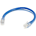 C2G-7ft Cat5E Non-Booted Unshielded (UTP) Network Patch Cable (100pk) - Blue - Category 5e for Network Device - RJ-45 Male - RJ-45 Male - 7ft - Blue