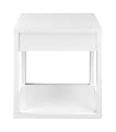 Ameriwood™ Home End Table with Drawer, Square, White