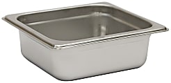 Hoffman Tech Browne Stainless Steel Steam Table Pans, 1/6 Size, Silver, Pack Of 72 Pans 1 thumbnail image