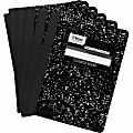 Mead® Composition Books, 7.5" x 9.75", College Ruled, 100 Sheets, Black Marble, Pack Of 12