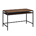 Sauder® Nova Loft 49”W Writing Desk With Shelf, Grand Walnut