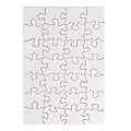 Hygloss Compoz-A-Puzzles, 5-1/2" x 8", White, 28 Pieces Per Puzzle, Pack Of 24 Puzzles 1 thumbnail image