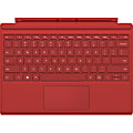 Microsoft Type Cover Keyboard/Cover Case Tablet - Red