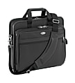 Targus® Leather Notebook Case, 13.5"H x 15"W x 5.4"D, Black 1 thumbnail image