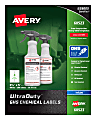 Avery® UltraDuty GHS Chemical Labels For Pigment-Based Inkjet Printers, 60523, 3 1/2" x 5", White, Pack Of 200 1 thumbnail image