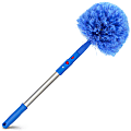 Gritt Commercial Cobweb Duster Brush With Pole, 6-11/16" Brush/20" Pole, Blue/Silver 1 thumbnail image