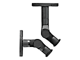 Sanus WMS3 - Mounting kit (wall/ceiling mount, bracket adapter) - Tilt & Swivel - for speaker(s) - black 1 thumbnail image