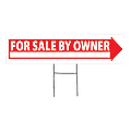 Outdoor House Sign, For Sale By Owner, 6" x 24" 1 thumbnail image