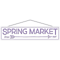 Amscan Spring Market Street Signs, 5-1/4" x 22-7/16", Purple, Pack Of 2 Signs 1 thumbnail image
