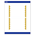 Avery® Print-To-The-Edge Postcards With Sure Feed®, S00-DK4-PRMWC10, 4" x 6", Matte White, Preprinted Gold Dots Edge Design, Pack Of 20 1 thumbnail image