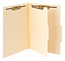 Smead® Manila Classification Folders, 1 Divider, Legal Size, Box Of 10