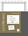 Southworth® Premium-Weight Foil Certificates, 8 1/2" x 11", White/Silver Foil Spiro, Pack Of 15 1 thumbnail image