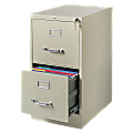Lorell® Fortress 22"D Vertical 2-Drawer Letter-Size File Cabinet, Putty 1 thumbnail image