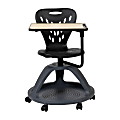 Flash Furniture Mobile Desk Chair, Black