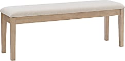 Powell Delavan Bench, Gray/Natural