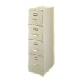 Lorell® Fortress 22"D Vertical 4-Drawer Letter-Size File Cabinet, Putty 1 thumbnail image