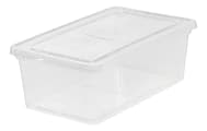 Iris Non-Latching Totes, 14-1/4”H x 8-1/4”W x 4-15/16”D, Clear 1 thumbnail image