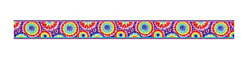 Barker Creek Straight-Edge Borders, 3" x 35", Tie-Dye, Pack Of 12 1 thumbnail image