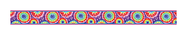 Barker Creek Straight-Edge Borders, 3" x 35", Tie-Dye, Pack Of 12