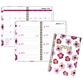 AT-A-GLANCE® Taylor Customizable Weekly/Monthly Planner, 4 7/8" x 8", 30% Recycled, White/Pink, January to December 2018 (1027F-201-18) 1 thumbnail image