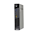 Lenovo® ThinkCentre M73-Tiny Refurbished Desktop PC, Intel® Core™ i5, 8GB Memory, 256GB Solid State Drive, Windows® 10, J1-M73MA01 1 thumbnail image